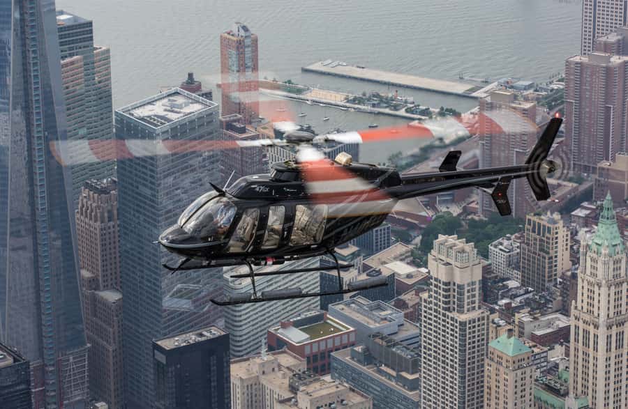 NYC: Manhattan Sightseeing Helicopter Tour - The Hudson River, harbor, and Statue of Liberty