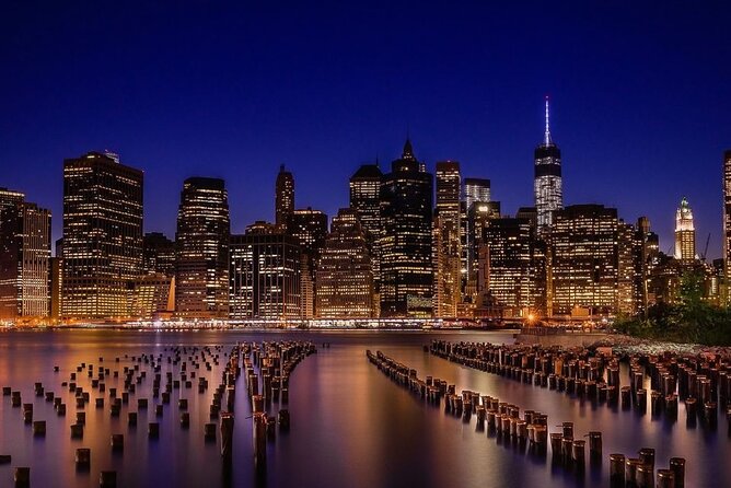 NYC Panoramic: Brooklyn and New Jersey Waterfront Night Tour - The Manhattan Bridge and Brooklyn Bridge views