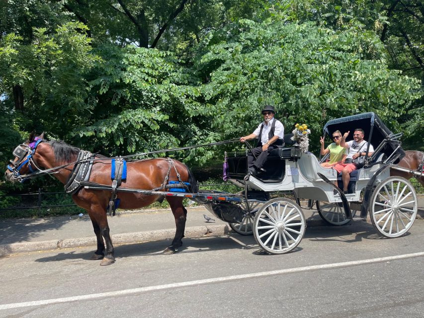 NYC Private Central Park Horse Carriage Ride with Guide - Bow Bridge, Strawberry Fields, and Columbus Circle
