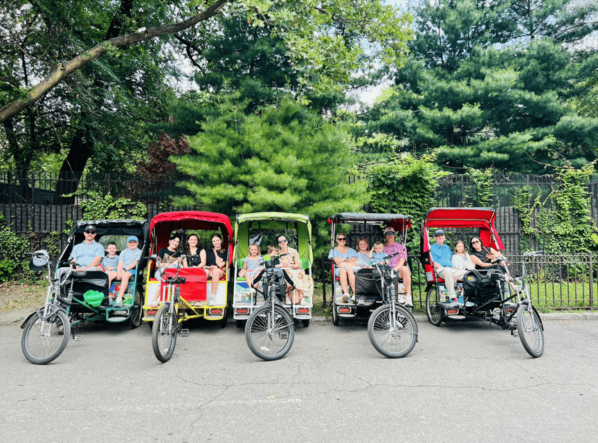 NYC: Private Central Park Pedicab Tours / PICKUP FROM MUSEUM - Central Park views without spending your afternoon on foot