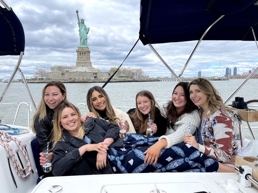 NYC: Private Champagne Sail to the Statue of Liberty - Three places to relax on board