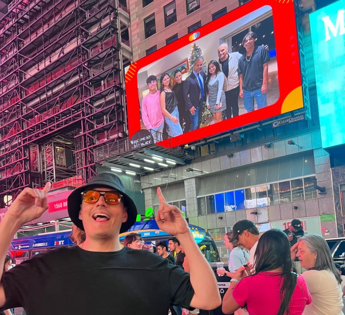 NYC: See Yourself on a Times Square Billboard for 24 Hours - Birthdays, Engagements, and Family Milestones