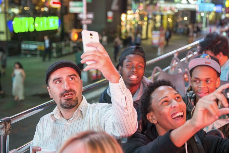NYC: Sightseeing Night Tour by Open-Top Bus with Live Guide - Key points to know before you book