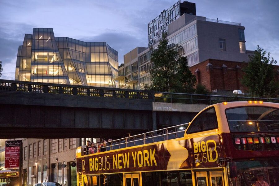 NYC: Sightseeing Night Tour by Open-Top Bus with Live Guide - Avenue of the Americas and the final landmarks