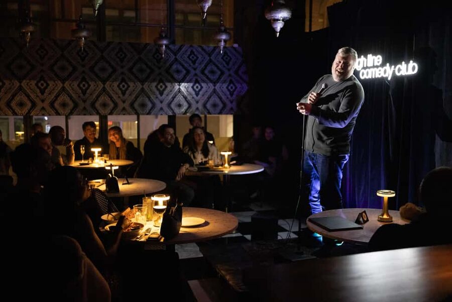 NYC: Stand Up Comedy with Free Round of Mini-Golf - The comedy room and the lineup