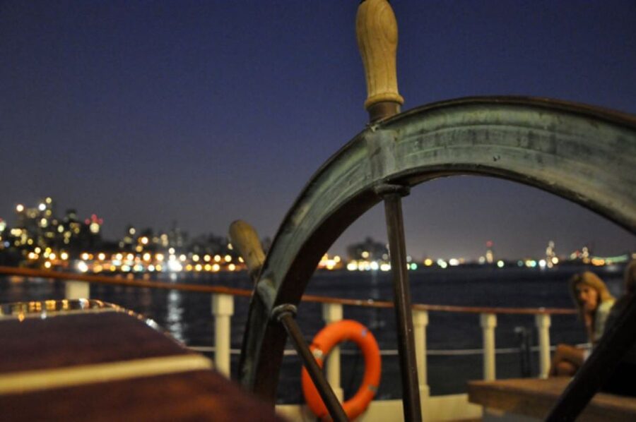 NYC: Statue of Liberty Day Sail with Onboard Bar - The Brooklyn Bridge from below