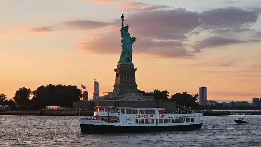Statue of Liberty Sunset Cruise Skip-the-Line Ticket