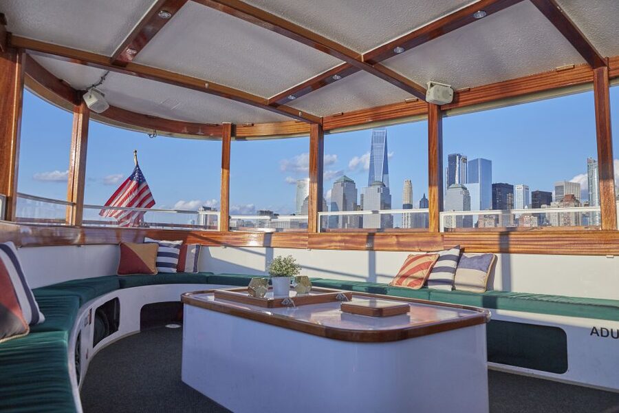NYC: Sunset Cruise on a Small Yacht with a Drink - Boarding at Pier 62 in Chelsea