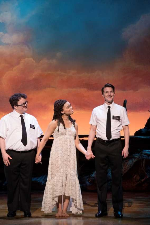NYC: The Book of Mormon the Musical on Broadway - Elder Price and Elder Cunningham begin their mission