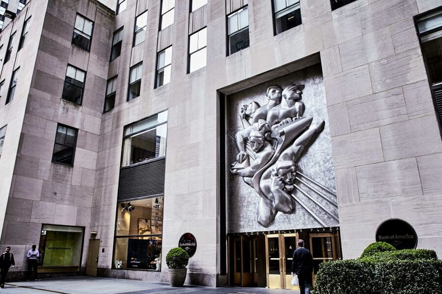 NYC: The Official Rock Center Tour - International Building reliefs and public sculpture