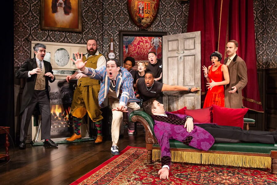 NYC: The Play That Goes Wrong Ticket at New World Stages - Why the Monty Python and Sherlock Holmes mix works