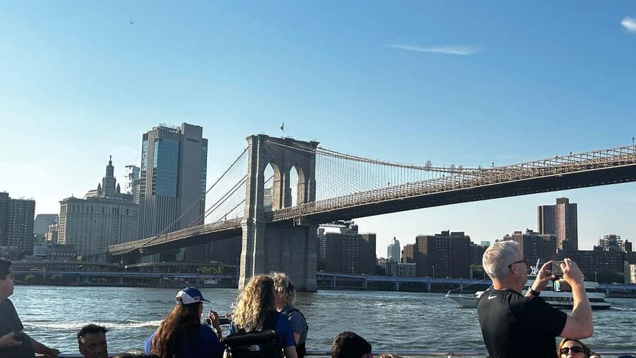 NYC Views from Brooklyn Bridge & DUMBO with Ferry Tickets - Finding DUMBO’s famous Washington Street view