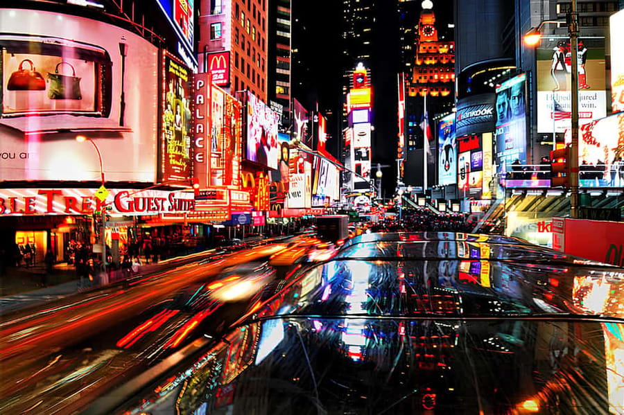 NYC: Vintage Car Night Tour - The Flatiron District and a slower look at old New York