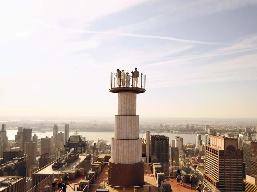 NYC: VIP Rockefeller Center Tour with Observation Deck Entry - The Weather Room toast and included extras