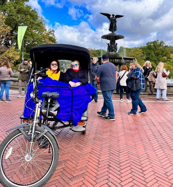 Official Pedicab Tours in Central Park - Bethesda Fountain and the lake
