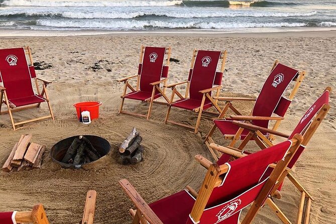 Private Beach Fire Montauk - What Hampton Beach Service sets up for you