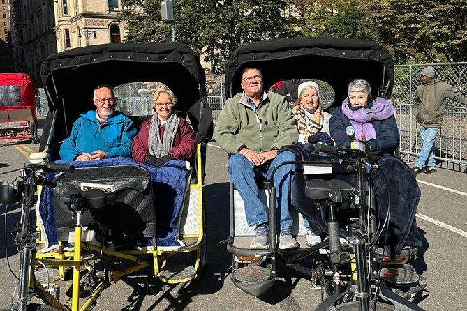 Private Hop on Hop off Central Park Pedicab Tour - The Carousel, Dairy, and family stops