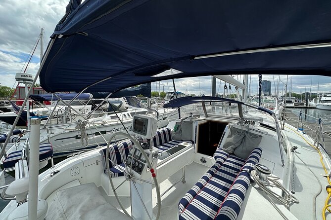 Private Sail Around New York City and The Statue of Liberty - Passing beneath the Brooklyn Bridge area