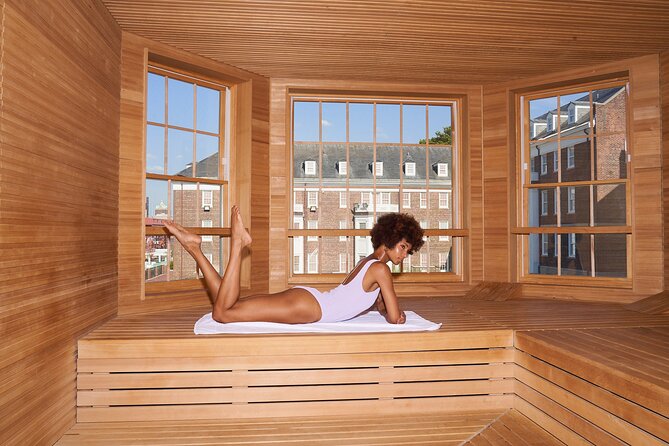 QC Spa New York: Luxury Wellness on Governors Island - Heated pools with Manhattan in view