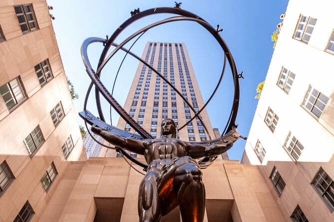 Rockefeller Center Walking Tour With Optional Top of the Rock - St. Patrick’s Cathedral adds a dramatic contrast