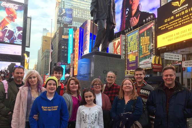 Small-Group Broadway Theater District and Times Square Walking Tour - How much walking and how much standing?
