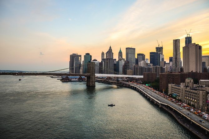 Statue of Liberty and Ellis Island Sunset Cruise - Under the Brooklyn Bridge, then back to Pier 78