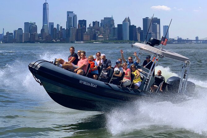 Statue of Liberty Speedboat Tour - from Chelsea Piers - What the speed feels like on a small boat