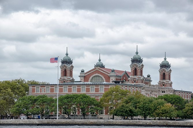Statue of Liberty Sunset Cruise and New York City Sky Line - Ellis Island and the harbor setting