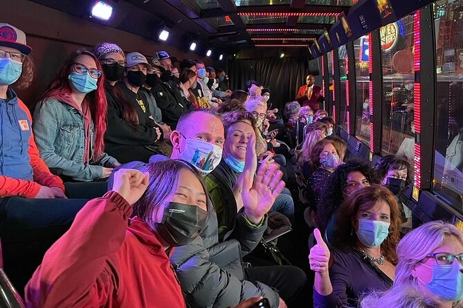 The RIDE Experience Theatrical Bus Tour - Central Park and Columbus Circle from a moving seat