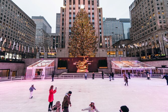 The Rink at Rockefeller Center Ice Skating Ticket - Beginners can enjoy it, but the ice still takes patience