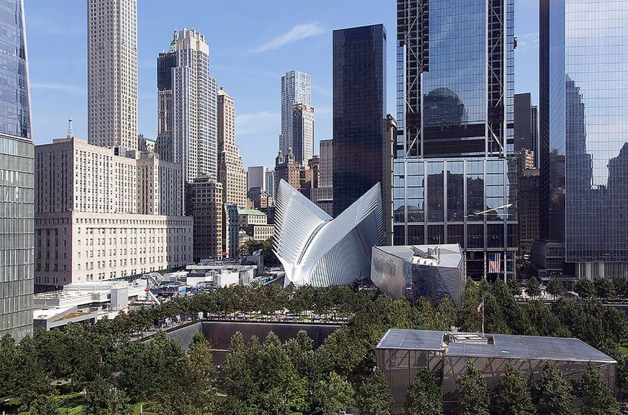 World Trade Center 911 and Ground Zero Walking Tour - The rebuilt Winter Garden and Eleven Tears Memorial